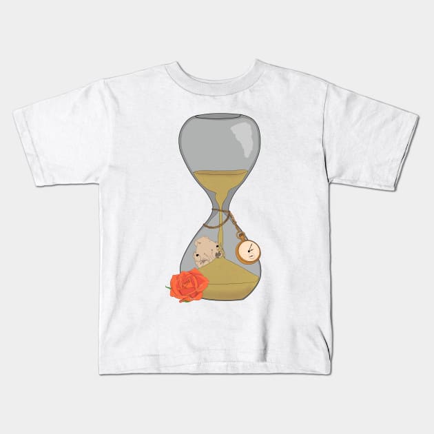 Hourglass Kids T-Shirt by AMCArts